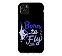 Aerial Yoga Born to Fly Né pour Voler Écharpes en Soie Coque pour iPhone 11 Pro Max