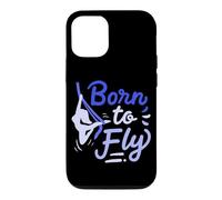 Aerial Yoga Born to Fly Né pour Voler Écharpes en Soie Coque pour iPhone 12/12 Pro