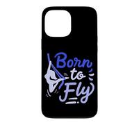 Aerial Yoga Born to Fly Né pour Voler Écharpes en Soie Coque pour iPhone 13 Pro Max