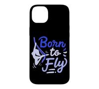 Aerial Yoga Born to Fly Né pour Voler Écharpes en Soie Coque pour iPhone 14 Plus