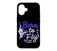 Aerial Yoga Born to Fly Né pour Voler Écharpes en Soie Coque pour iPhone 16