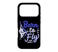 Aerial Yoga Born to Fly Né pour Voler Écharpes en Soie Coque pour iPhone 17 Pro