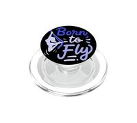 Aerial Yoga Born to Fly Né pour Voler Écharpes en Soie PopSockets PopGrip pour MagSafe