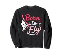 Aerial Yoga Born to Fly Né pour Voler Écharpes en Soie Sweatshirt
