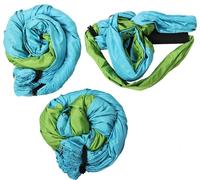 Aerial Yoga Fitness Hanging Grip Inversion Trapèze Swing Sling Hamac (bleu vert)