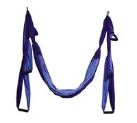 Aerial Yoga HäNgematte Set Balançoire de Yoga aérienne, ensemble complet de hamac de Yoga, Extension de trapèze, antigravité, suspension au plafond, exercices d'inversion de sangle de Yoga(Mix purple)