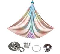 Aerial Yoga Hamac Set Fitness Sensorik Sangle Extensible Aerial Yoga Hammock Swing Hamac Sensoriel Full Body Exercices Anti- avec ferrures