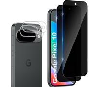 Aerku 2 Pièces Anti-Espion Protecteur D'écran pour Google Pixel 10, Privacy Verre Trempé Membrane avec 2 Pièces Protecteur d'Objectif de Caméra, Anti-Spy Protection, 9H Dureté Anti-Peeping Film