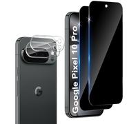 Aerku 2 Pièces Anti-Espion Protecteur D'écran pour Google Pixel 10 Pro, Privacy Verre Trempé Membrane avec 2 Pièces Protecteur d'Objectif de Caméra, Anti-Spy Protection, 9H Dureté Anti-Peeping Film