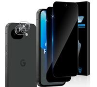 Aerku 2 Pièces Anti-Espion Protecteur D'écran pour Google Pixel 10A, Privacy Verre Trempé Membrane avec 2 Pièces Protecteur d'Objectif de Caméra, Anti-Spy Protection, 9H Dureté Anti-Peeping Film