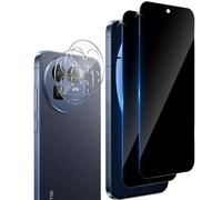 Aerku 2 Pièces Anti-Espion Protecteur D'écran pour Realme GT 8, Privacy Verre Trempé Membrane avec 2 Pièces Protecteur d'Objectif de Caméra, Anti-Spy Protection, 9H Dureté Anti-Peeping Film