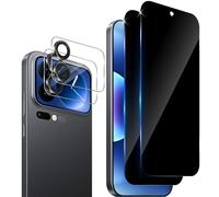 Aerku 2 Pièces Anti-Espion Protecteur D'écran pour Xiaomi Mi 17 Pro, Privacy Verre Trempé, 2 Pièces Vitre Écran Arrière et Caméra Protecteur Tout-en-un, Anti-Spy 9H Dureté Protection Film