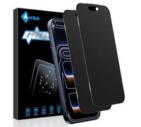 Aerku 2 Pièces Couverture Complète Mat Verre Trempé Anti-espion Compatible avec iPhone 17 Pro Max, Mate 9H Dureté Protection écran de Confidentialité, Anti-Spy Privacy Matt Vitre Protecteur