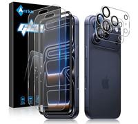 Aerku 2 Pièces Mat Verre Trempé pour iPhone 17 Pro Max 6,9 Zoll, avec 2 Pièces Film Protection d'Objectif de Caméra, 9H Vitre Protecteur écran Matte Anti-Reflet et Anti-Traces de Doigts