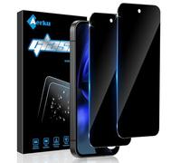 Aerku 2 Pièces Verre Trempé Anti-Espion Couverture Complète pour Google Pixel 9A 5G, Dureté 9H Film Protection écran de Confidentialité, Anti-Trace Anti-Spy Privacy Protecteur