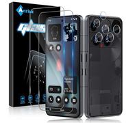 Aerku 2 Pièces Verre Trempé pour Nothing Phone 3 avec 2 Pièces Caméra Arrière Objectif Protecteur, 9H Dureté Film Protection écran, Anti Rayures Ultra Résistant Vitre Protection