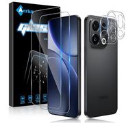 Aerku 2 Pièces Verre Trempé pour Oppo Find X9 5G avec 2 Pièces Caméra Arrière Objectif Protecteur, Dureté 9H Anti Rayures Film Protection écran, Ultra Résistant Vitre Protection
