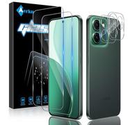 Aerku 2 Pièces Verre Trempé pour Oppo Reno 14F /Reno 14 F 5G /14 FS 5G avec 2 Pièces Caméra Arrière Objectif Protecteur, Dureté 9H Anti Rayures Film Protection écran, Ultra Résistant Vitre Protection