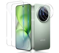 Aerku 2 Pièces Verre Trempé pour Vivo X200 Pro Mini avec 2 Pièces Caméra Arrière Objectif Protecteur, Anti Rayures Ultra Résistant Vitre Protection, Dureté 9H Film Protection écran