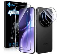 Aerku 2 Pièces Verre Trempé pour Vivo X300 Pro avec 2 Pièces Caméra Arrière Objectif Protecteur, Dureté 9H Anti Rayures Film Protection écran, Ultra Résistant Vitre Protection