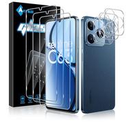 Aerku 3 Pièces Verre Trempé pour Realme C63/Realme C61 avec 3 Pièces Caméra Arrière Objectif Protecteur, Dureté 9H Film Protection écran, Anti Rayures Ultra Résistant Vitre Protection