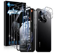 Aerku 3 Pièces Verre Trempé pour Xiaomi Mi 15T 5G avec 2 Pièces Caméra Arrière Objectif Protecteur, Dureté 9H Anti Rayures Film Protection écran, Ultra Résistant Vitre Protection
