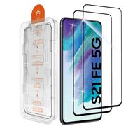 Aerku Lot de 2 films de protection d'écran en verre blindé pour Google Pixel 8 Pro 5G - Installation automatique - Dureté 9H - 0,33 mm - Ultra transparent - Anti-rayures - Anti-bulles