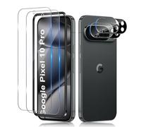 Aerku pour Google Pixel 10 Pro Verre Trempé, 2 Pièces Ultra HD Protection Écran et 2 Pièces Caméra Protecteur, 9H Dureté, Anti-rayure, Anti-pétrole, Sans Bulles Film Protection D'écran