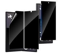 Aerku Protection D'écran Anti Espion pour Samsung Galaxy Z Fold 7, 1 Pièces Flexible Écran Interne Privacy Film, 1 Pièces Écran Avant Verre Trempé, Verre Anti Rayures, Anti-pétrole