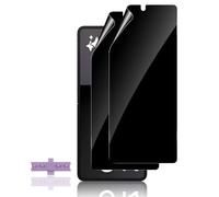 Aerku Protection écran Anti-Espion pour Samsung Galaxy Z Flip7 /Flip 7 5G, 2pcs Confidentialité Films de Protection en TPU Flexible, Privacy Compatible avec Lecteur d'empreintes Digitales