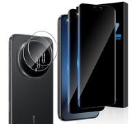 Aerku Verre Trempé Anti-Espion Couverture Complète pour Honor Magic8 Pro 5G avec Caméra Arrière Protecteur [2+2 Pcs], Dureté 9H Vitre, Privacy Film Protection écran de Confidentialité Vitre