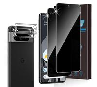 Aerku Verre Trempé Anti-espion pour Google Pixel 8 Pro, 2pcs Film Protection écran de Confidentialité et 2pcs Caméra Arrière Protecteur, [9H Dureté][Anti-Spy] Anti-Rayures Privacy Film