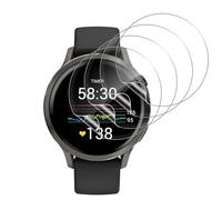 Aerku Verre Trempé Compatible avec Garmin Venu 4 41mm, [4 Pièces] HD 3H Ultra Sans Bulles Résistant Protection écran, Haut Définition Flexible TPU Film Protecteur d'écran - Transparent