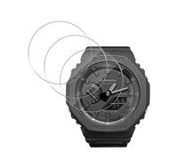 Aerku Verre Trempé pour Casio GA-2100-1a1er/GA-b2100-1a [3 Pièces], Sans Bulles 9H HD Ultra Résistant Protection écran Film en Vitre Trempé Protecteur d'écran [Transparent]