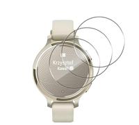 Aerku Verre Trempé pour Garmin Lily 2 Active [3 Pièces], Sans Bulles 9H HD Ultra Résistant Protection écran Film en Vitre Trempé Protecteur d'écran [Transparent]