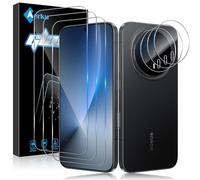 Aerku Verre Trempé pour Honor Magic 8, 3 Pièces Ultra HD Protection Écran et 3 Pièces Caméra Arrière Protecteur, 9H Dureté, Sans Bulles Film Protection D'écran, Anti-rayure, Anti-pétrole