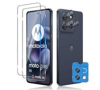 Aerku Verre Trempé pour Moto G86, 2 Pièces Ultra HD Protection Écran et 2 Pièces Caméra Protecteur, 9H Dureté, Sans Bulles Film Protection D'écran, Anti-rayure, Anti-pétrole