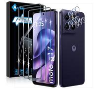 Aerku Verre Trempé pour Motorola Moto G17/ G17 Power 5G, 3 Pièces Ultra HD Protection Écran et 3 Pièces Caméra Protecteur, 9H Dureté Vitre Protecteur, Anti-rayure Protection D'écran, Anti-rayure Film