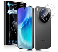 Aerku Verre Trempé pour Oneplus 15, 3 Pièces Ultra HD Protection Écran Film et 3 Pièces Caméra Arrière Protecteur, 9H Dureté, Sans Bulles Film Protection D'écran, Anti-rayure, Anti-pétrole