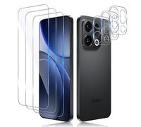 Aerku Verre Trempé pour Oppo Find X9, 3 Pièces Ultra HD Protection Écran et 3 Pièces Caméra Arrière Protecteur, 9H Dureté, Sans Bulles Film Protection D'écran, Anti-rayure, Anti-pétrole