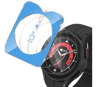 Aerku Verre Trempé pour Samsung Galaxy Watch 5 Pro 45MM [3 Pièces],9H Dureté Protection écran Film avec Une Aide Au Positionnement pour l'installation, Anti-Poussière Sans Bulles Vitre Trempé