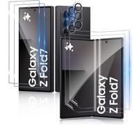 Aerku Verre Trempé pour Samsung Galaxy Z Fold7 /Fold 7 5G, 2 Avant protection Écran + 2 À l'intérieur Films de Protection en TPU Flexible + 2 Caméra Arrière Protecteur, HD Transparent Verre Film Écran