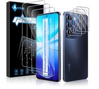 Aerku Verre Trempé pour Vivo V40 SE 5G/Vivo V30 Lite 4G avec Caméra Arrière Protecteur [3+3 Pièces], Dureté 9H Protection écran [Sans Bulles] [Ultra HD] Ultra Résistant Film Vitre