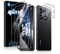 Aerku Verre Trempé pour Xiaomi Mi 14T Pro avec Caméra Arrière Protecteur [2+2 Pièces], Dureté 9H [Sans Bulles] [Ultra HD] Ultra Résistant Film Vitre Trempé Protection écran [Transparente]