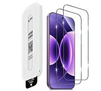 Aerku Verre Trempé pour Xiaomi Mi 17 Pro Max 5G [2 Pièces], [Auto-Installable] Sans Bulles 9H HD Ultra Résistant Protection écran Film en Vitre Trempé Protecteur d'écran [Transparent]