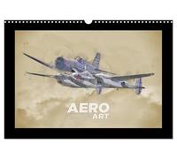 Aero Action Art - Luftfahrt Kunst (Wandkalender 2026 DIN A3 quer), CALVENDO Monatskalender: Luftfahrt Kunst. Illustrationen von Militärflugzeugen in dynamischer Haltung.