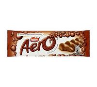 Aero - Barre de chocolat au lait Bubbly - lot de 6 barres de 40 g