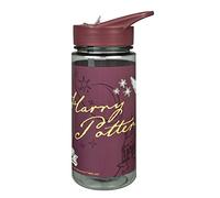 AERO Harry Potter Kids Water Bottle with Pattern - BPA-Free Plastic Water Bottle - Capacity approx. 500 ml - Integrated Straw - Ideal for Kindergarten and School