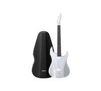 AeroBand Guitare intelligente sans cordes, acoustique, électrique, voyage, portable, silencieuse avec touche amovible pour les passionnés, adultes, adolescents, MIDI (guitare blanche avec sac)
