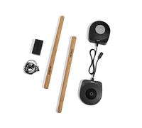 AeroBand PocketDrum2 Max Batterie électronique avec baguettes et pédales et adaptateur Bluetooth, 8 tonalités et USB Midi (écouteurs inclus)